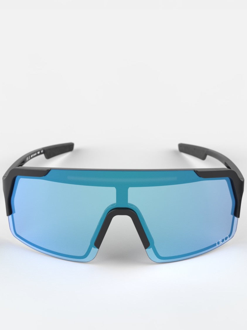 Out Of Bot3 Lite Medium Carbon Frame Reflective Blue Sunglasses