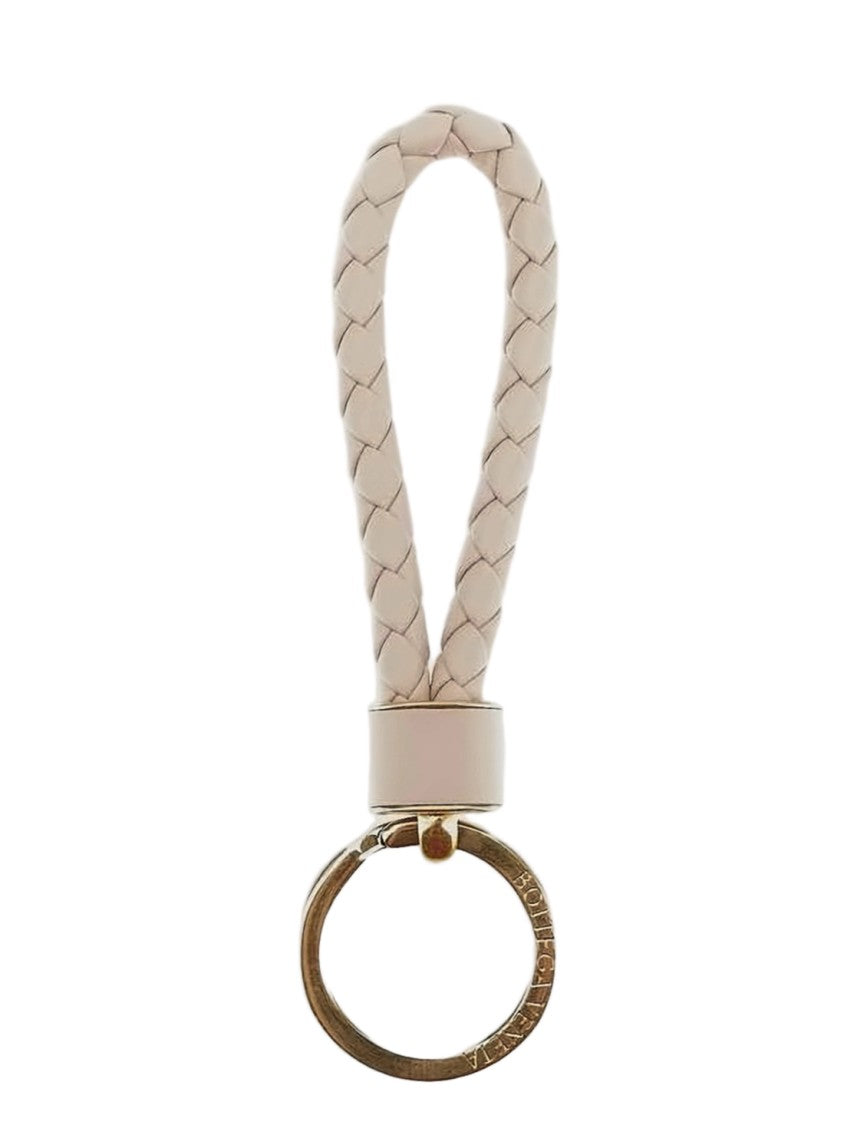 Bottega Veneta Braided Lambskin Leather Keyring