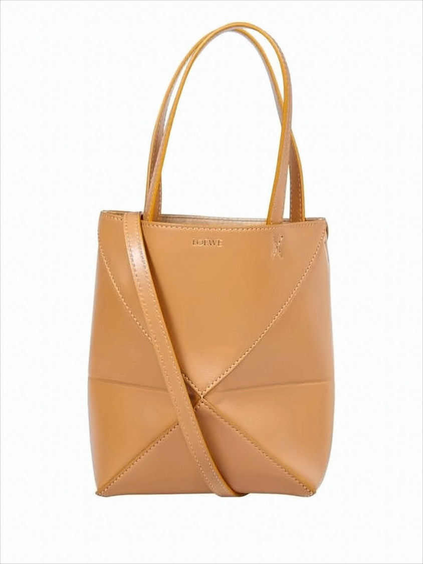 Loewe Structured Smooth Calf Leather Shoulder Bag