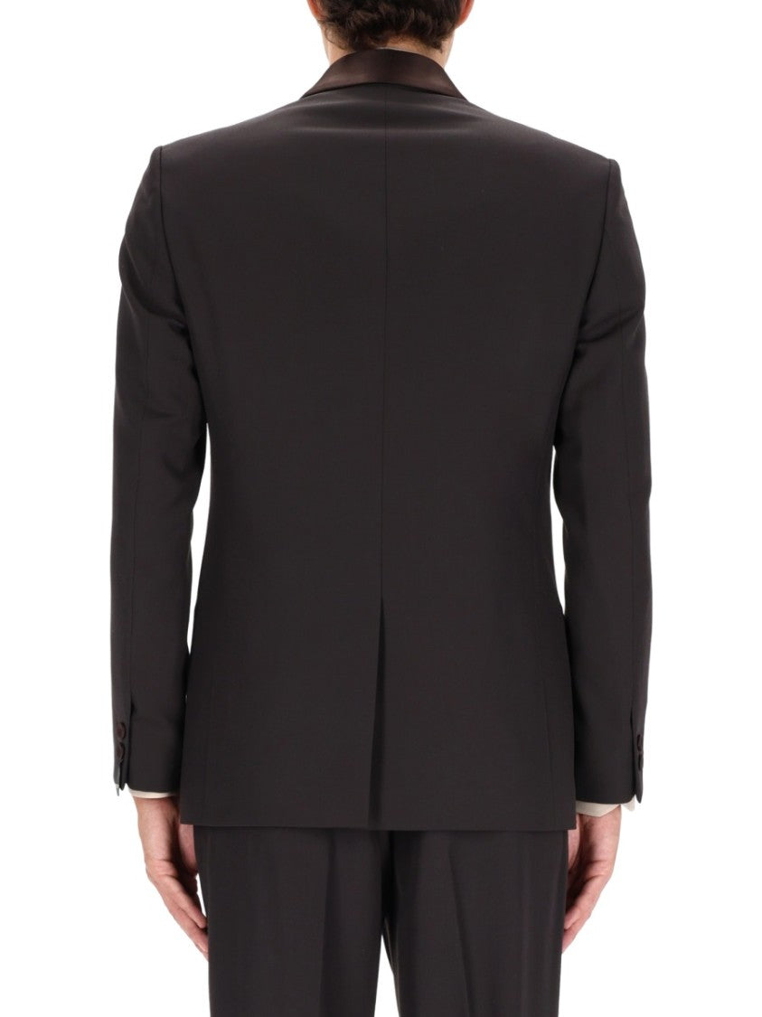 Fendi Virgin Wool-Blend Single-Breasted Tailored Jacket