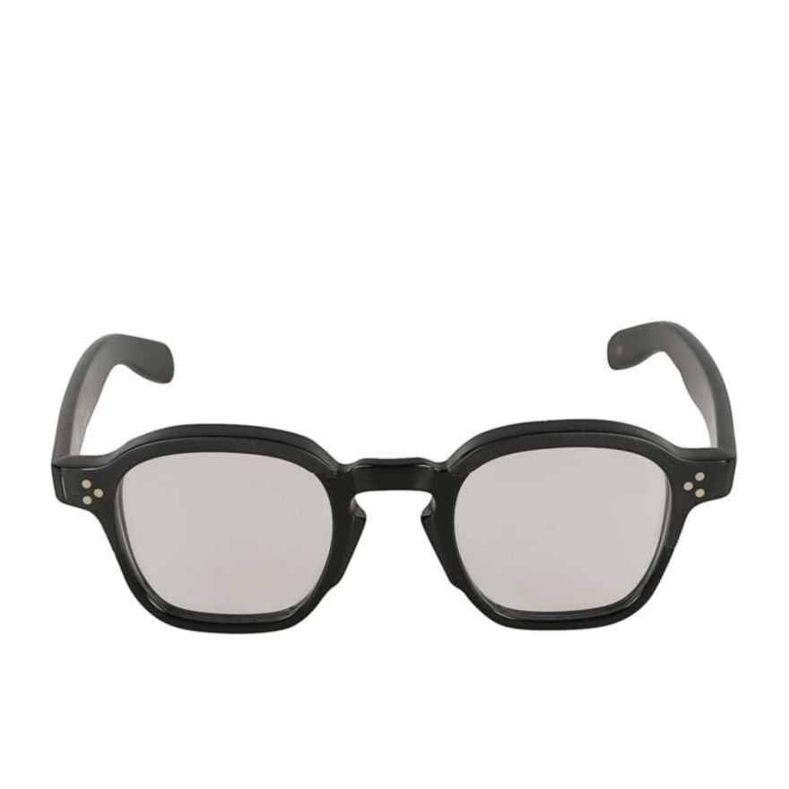 Kador Jack Bold Thick Black Frame Sunglasses With Silver Accents