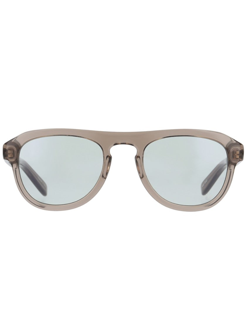 Yellows Plus Translucent Acetate Sunglasses With Rounded Frame