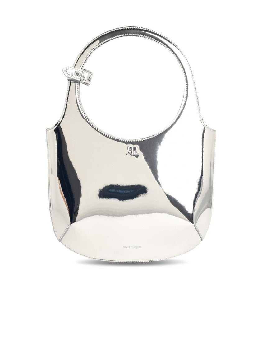 Courrèges Holy Mirror' Silver Leather Bag