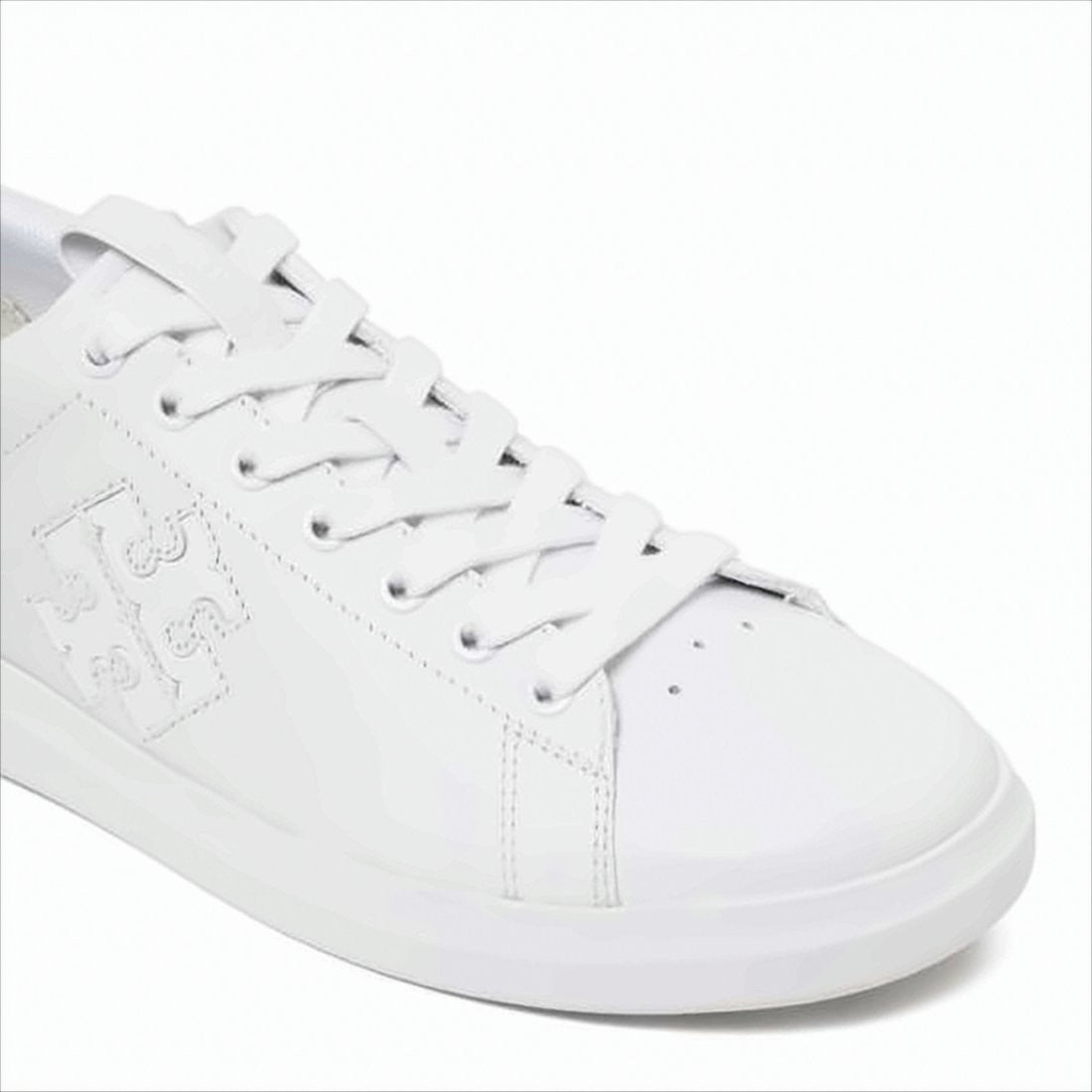 Tory Burch Monochromatic Low-Top Sneakers With Tonal Logo Embossing