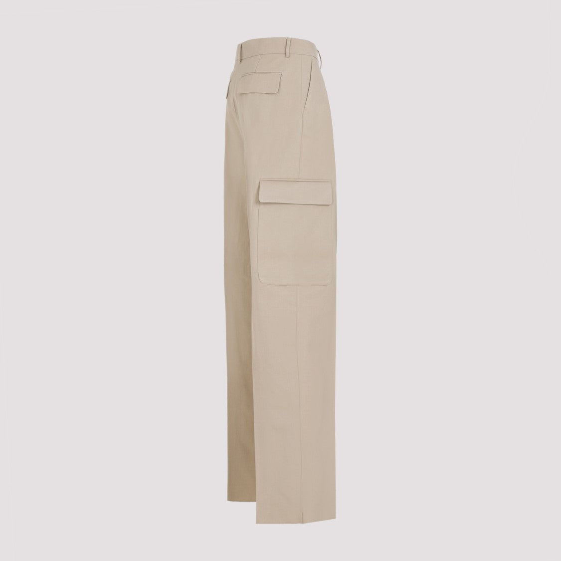 Sportmax Jacopo Cargo Beige Viscose Pants