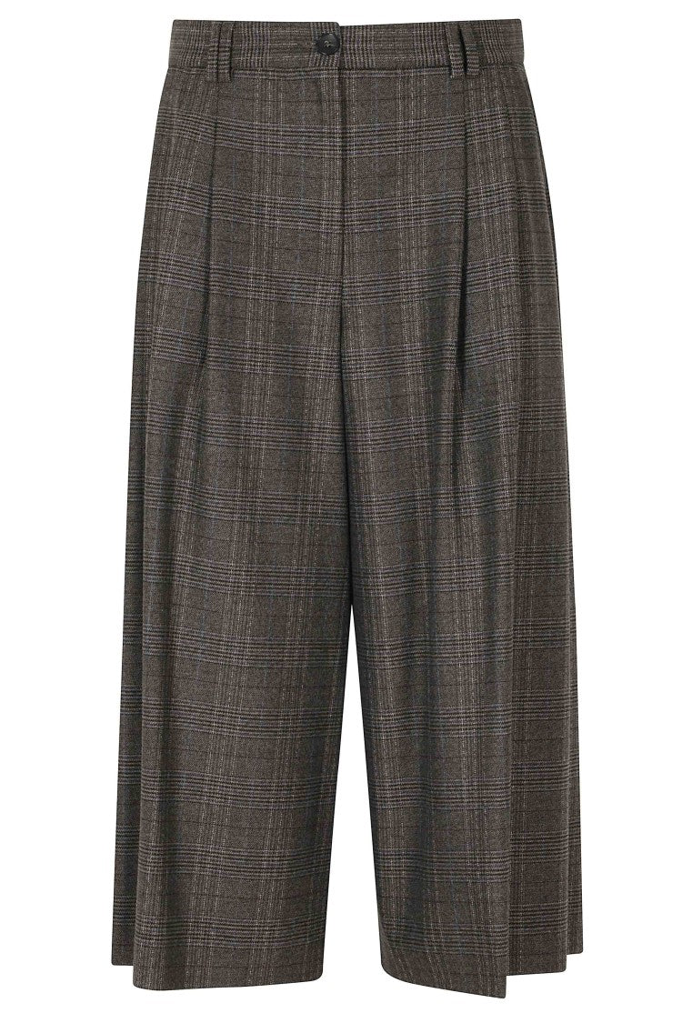 Seventy Prince Of Wales Check Straight-Leg Bermuda Shorts