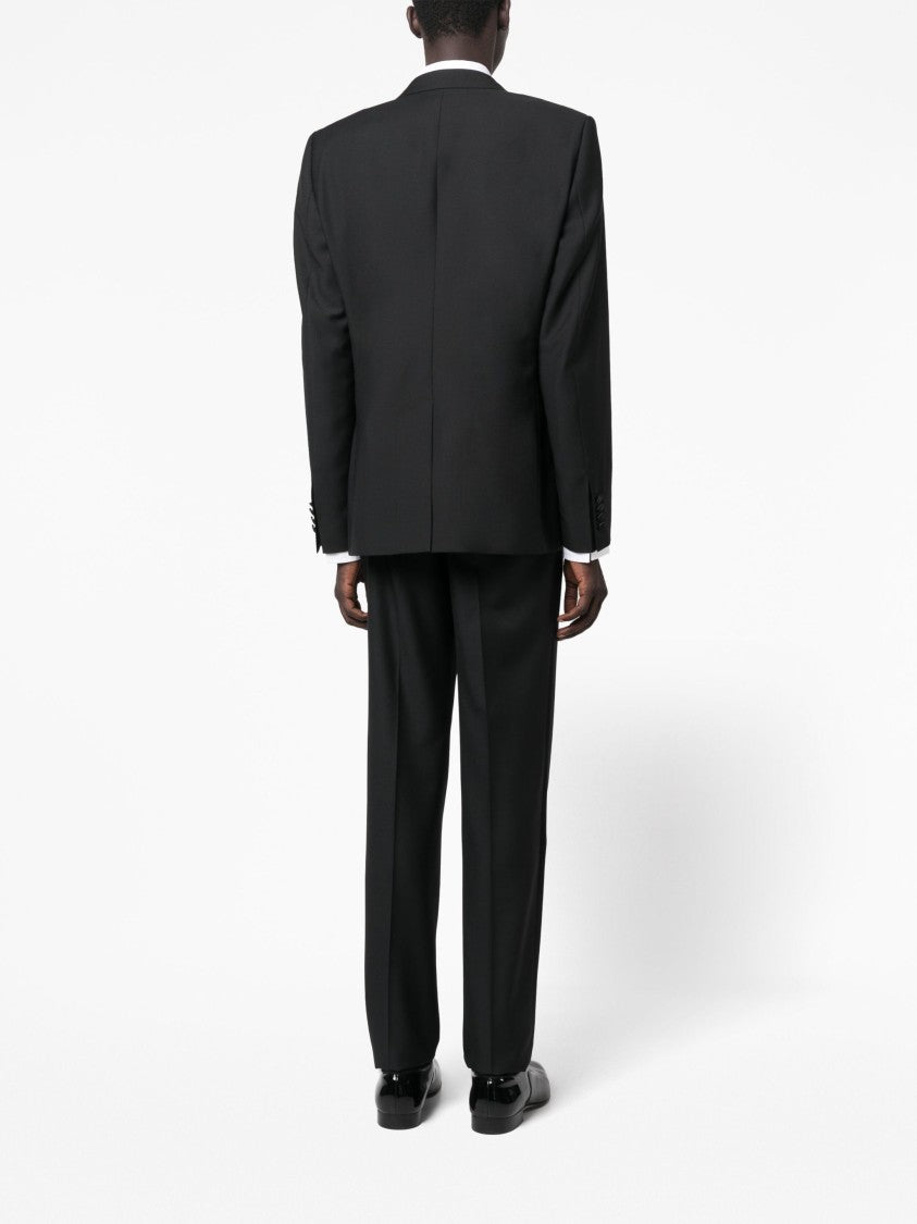 Dolce & Gabbana Three-Piece Wool Silk Satin Tuxedo Suit