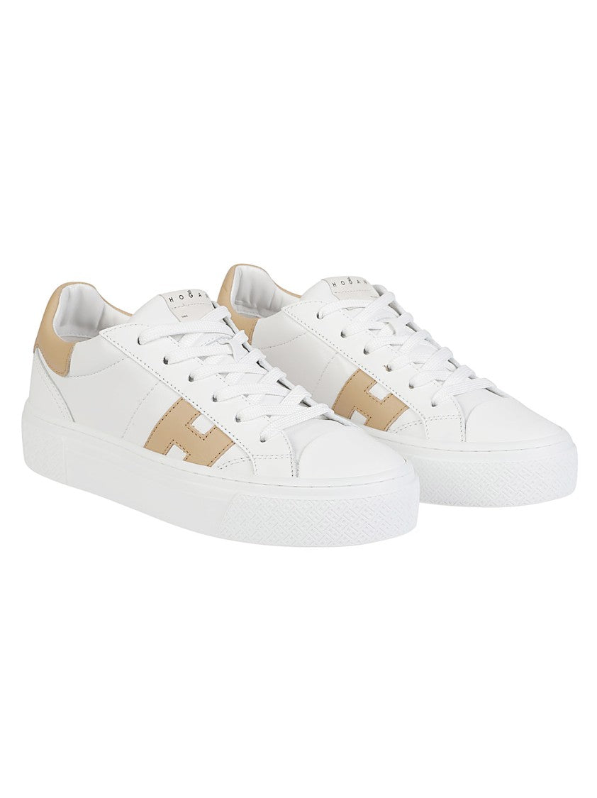 Hogan H705 Low Top Mutton Leather Sneakers