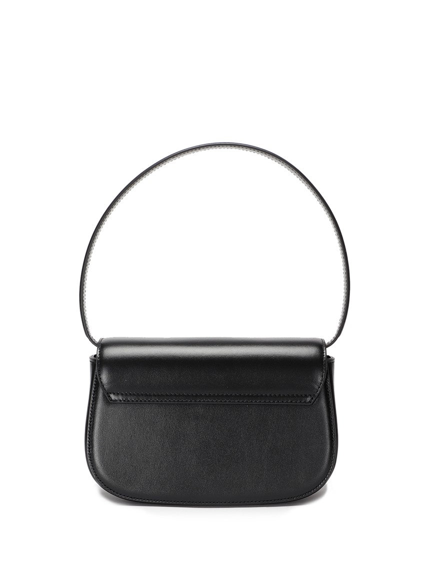 Diesel Black Leather Shoulder Bag