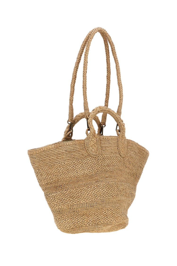 Ibeliv Double Handles Raffia Bag