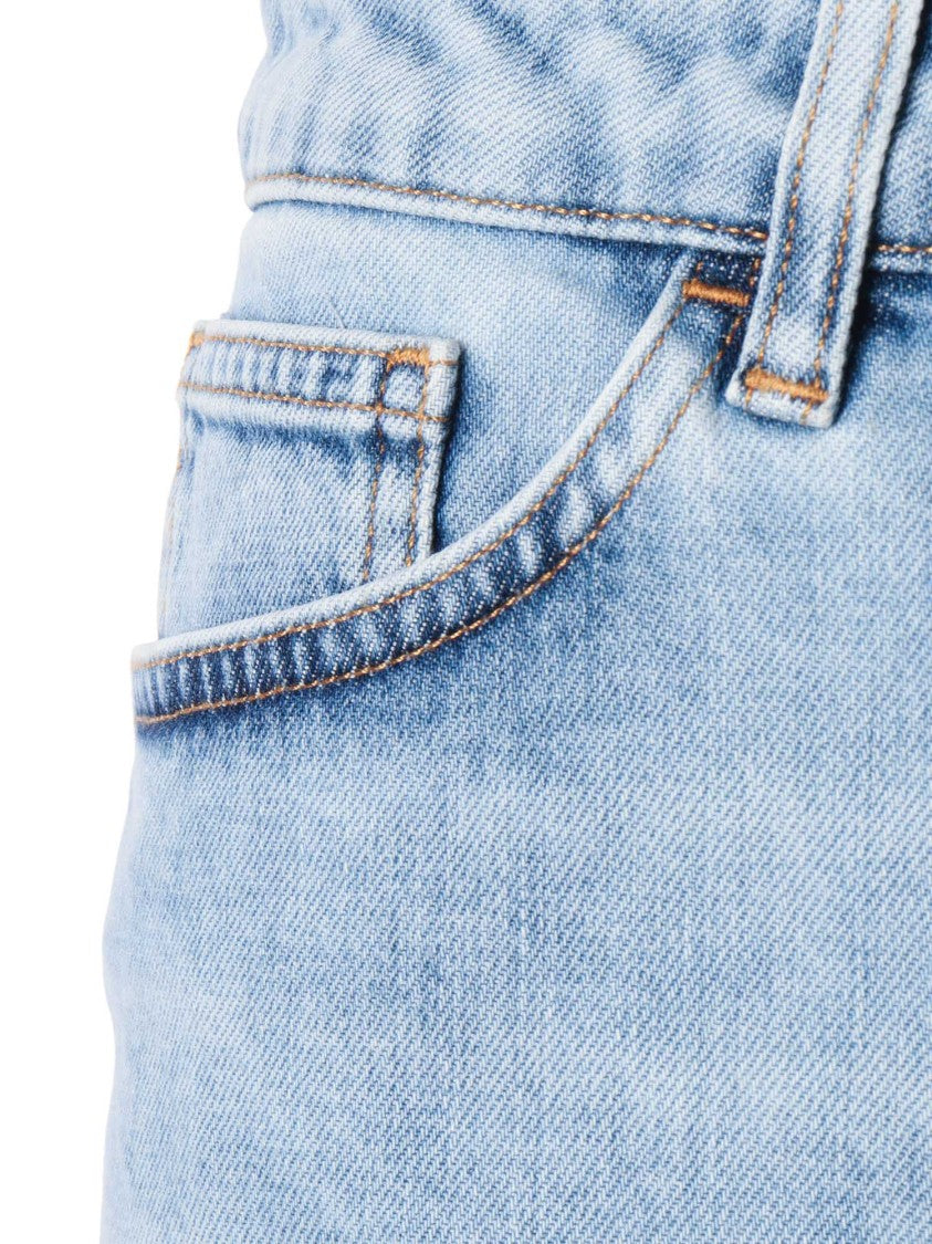 Dondup Light Wash Five Pocket Mini Skirt