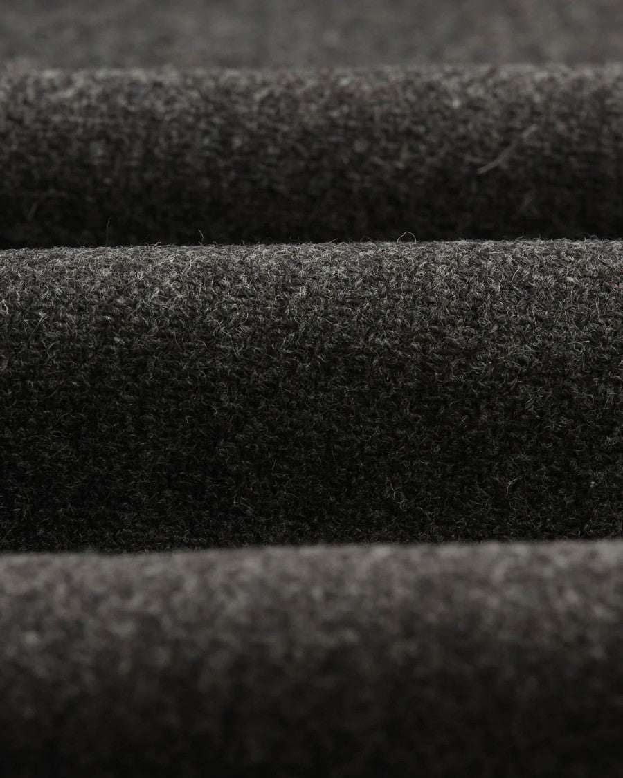 Wax London Mid-Length Charcoal Wool Blend Car Coat