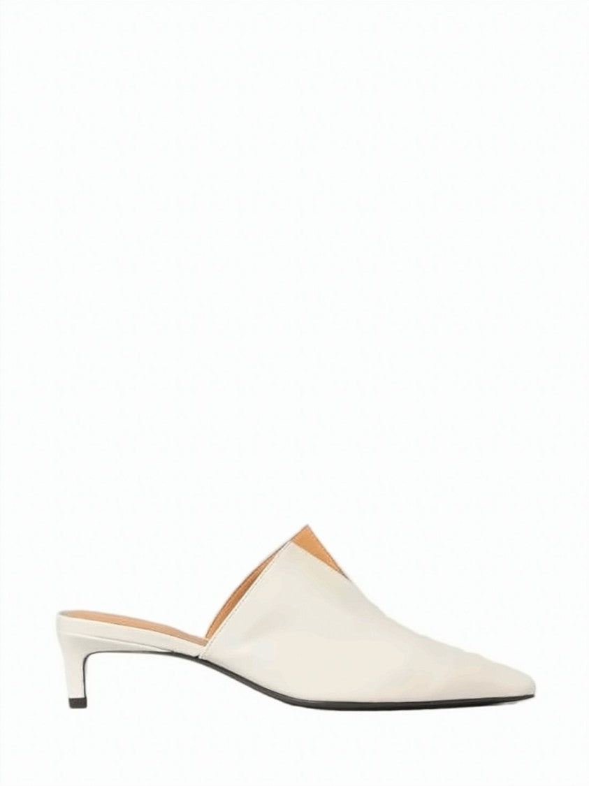 Tod's Pointed Toe Mules With Low Kitten Heel