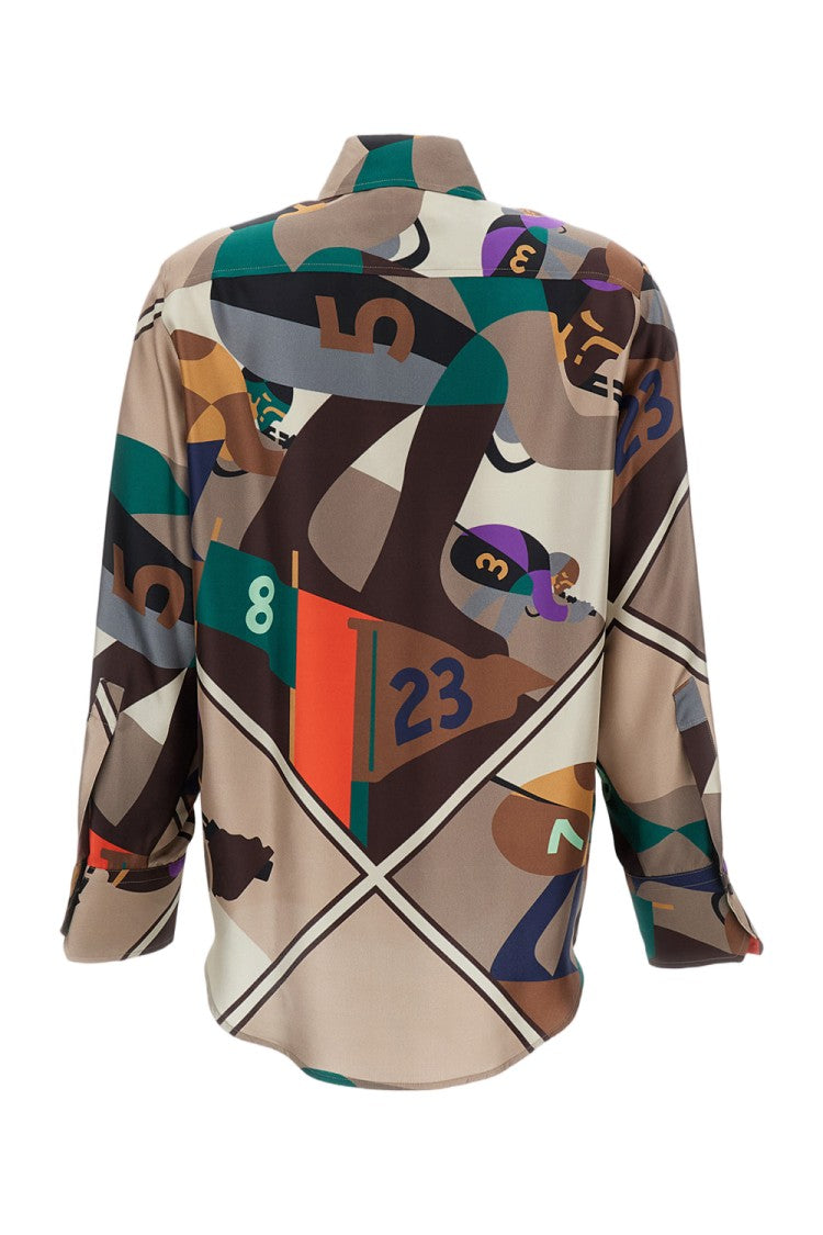 Alberto Biani Classic Silk Skiers' Shirt