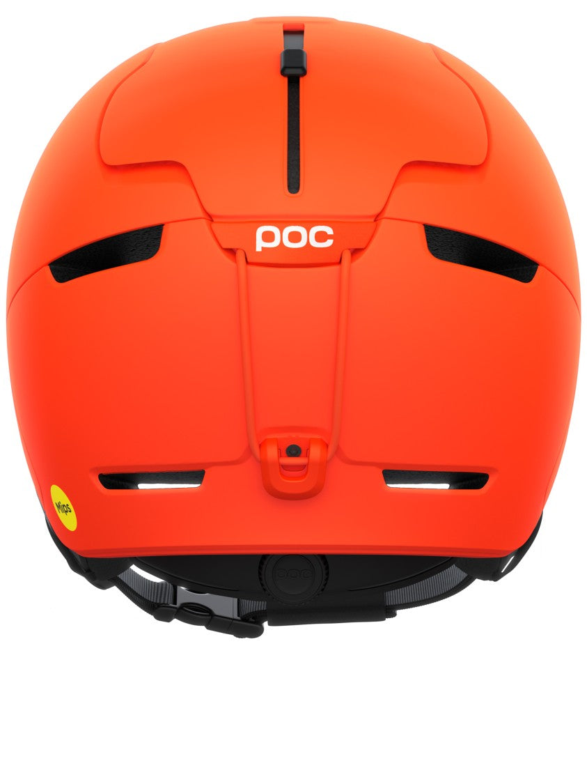 Poc Matte Vibrant Orange Obex Mips Safety Helmet
