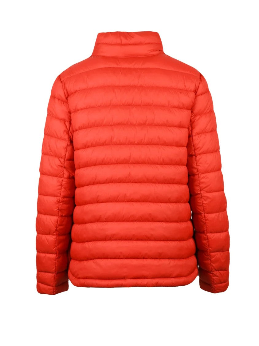 Lauren Ralph Lauren Red Nylon Quilted Down Jacket