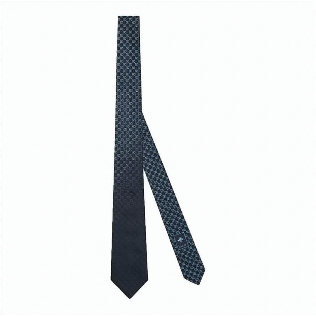 Gucci Silk Tie With Geometric Pattern