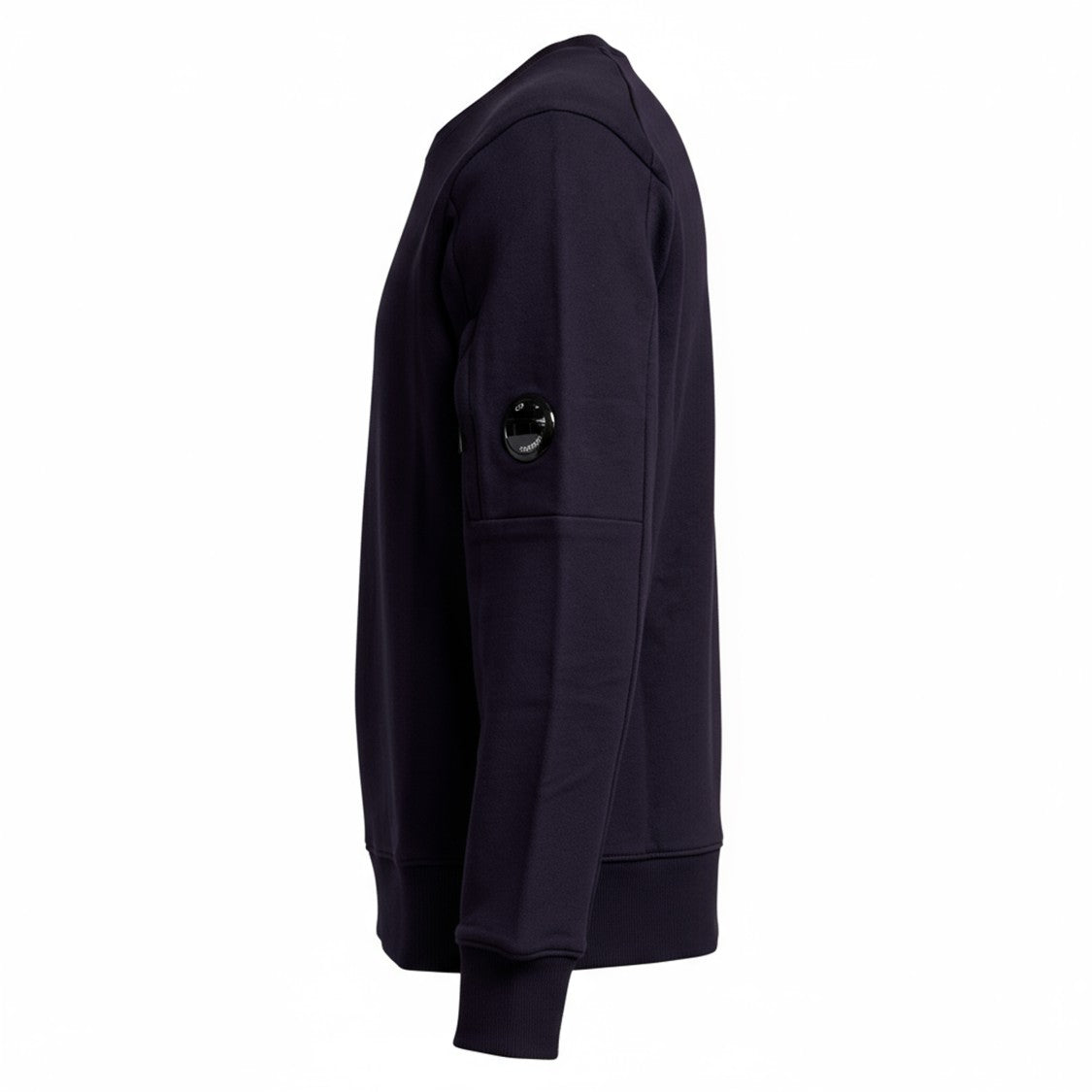 C.P. Company Diagonal Raised Fleece Crew Neck Lens Sweatshirt