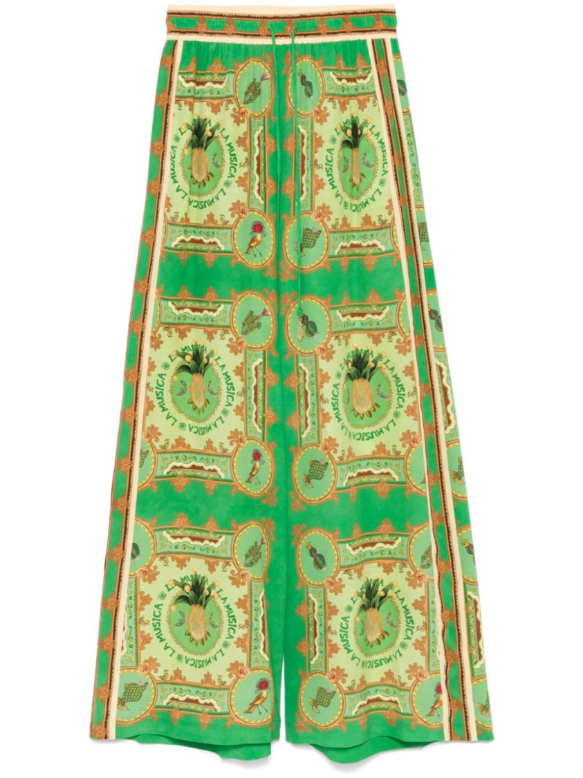 Alemais Grass Green La Musica Trousers