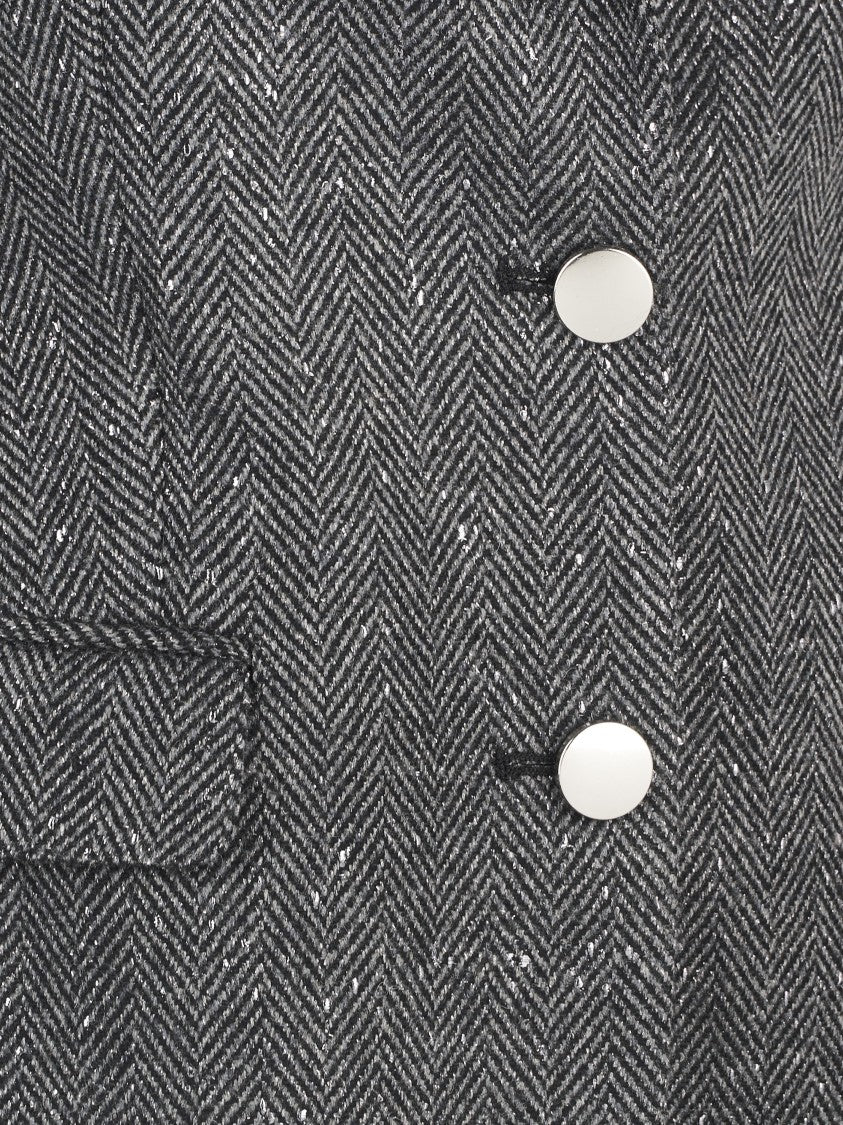 Tagliatore Tailored Black Jacket With Structured Design