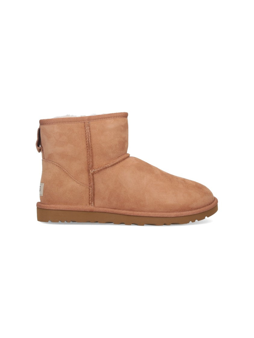 Ugg Brown Classic Mini Suede Shearling Boots