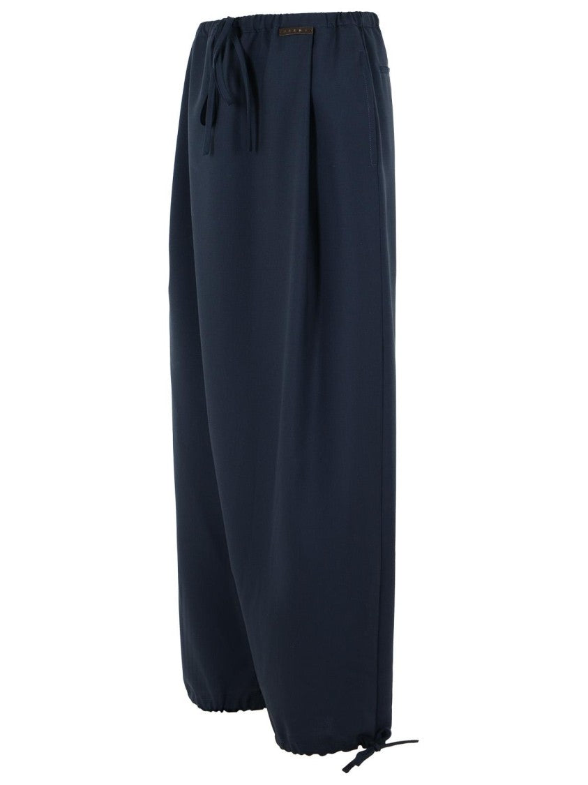 Marni Blue Virgin Wool Trousers