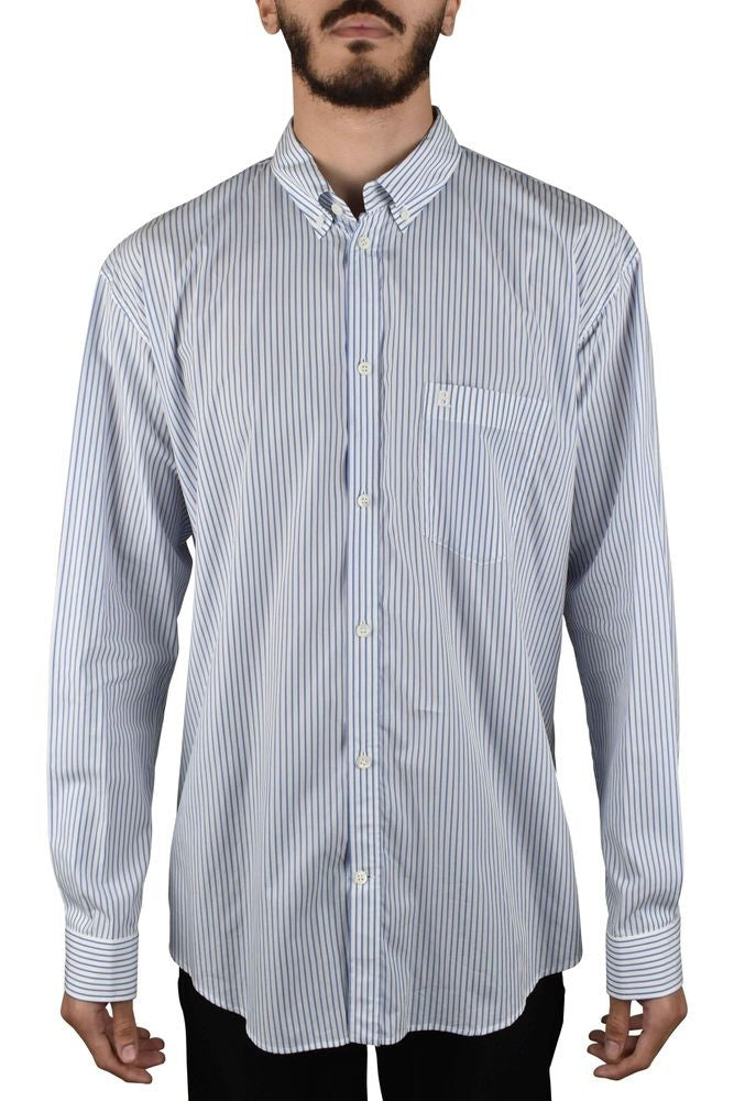 Balenciaga White Striped Cotton Shirt