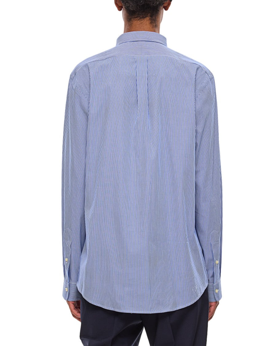 Polo Ralph Lauren Light Blue Long Sleeve Sport Shirt With Embroidered Logo