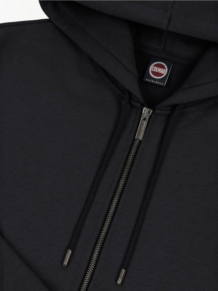 Colmar Black Zip-Up Hoodie