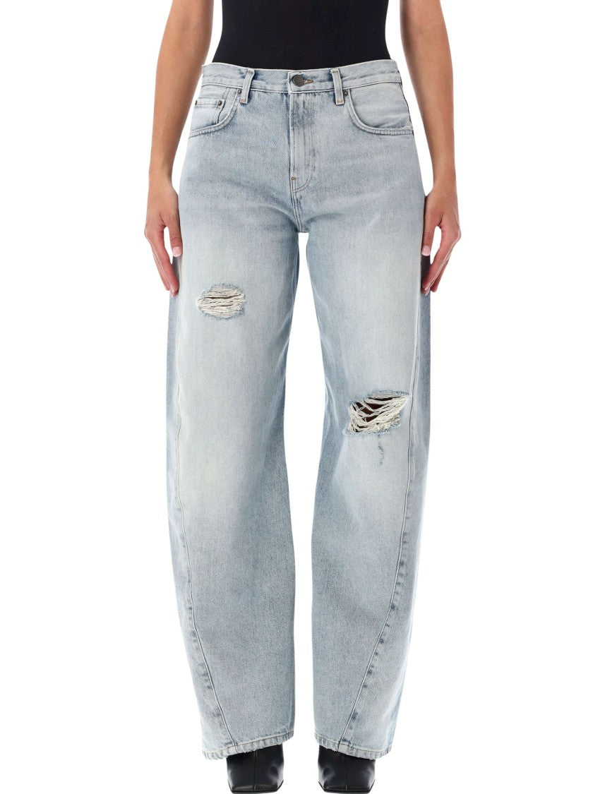 Haikure Clyde Double Broken Marfa Blue Relaxed Jeans