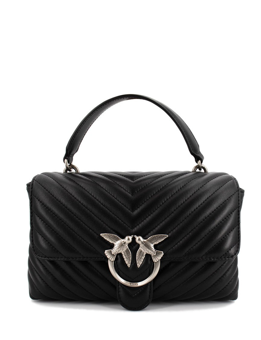 Pinko Quilted Nappa Leather Shoulder Bag