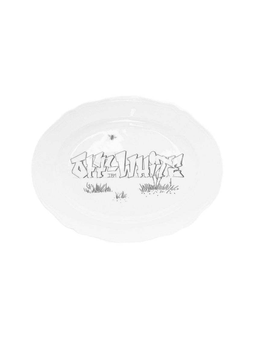 Off-White 735 Oval Tray Plate