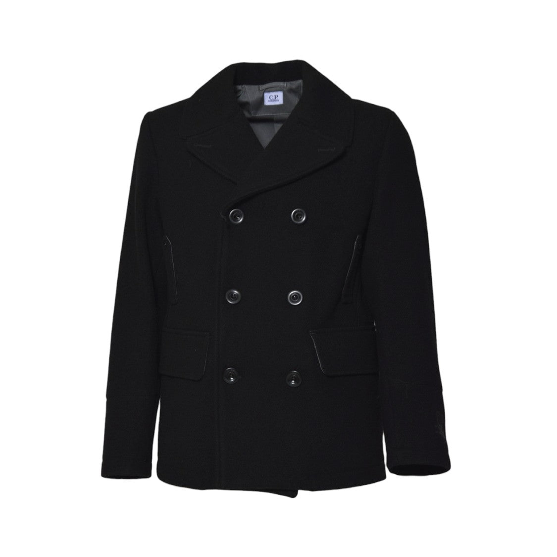 C.P. Company Double-Breasted Structured Jacket With Wide Lapels