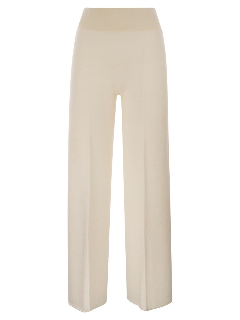 Vanisé Twist - Cashmere Wide-Leg Trousers