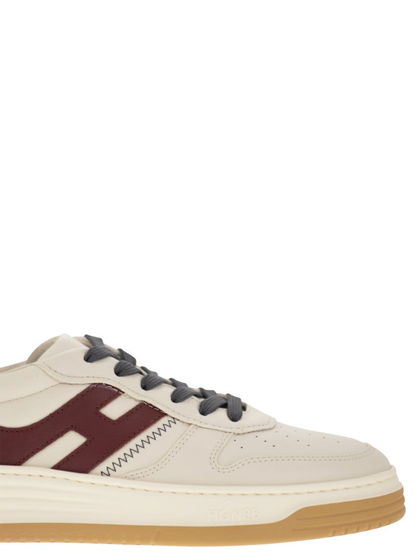 Hogan H630 - Leather Lace-Up Trainers