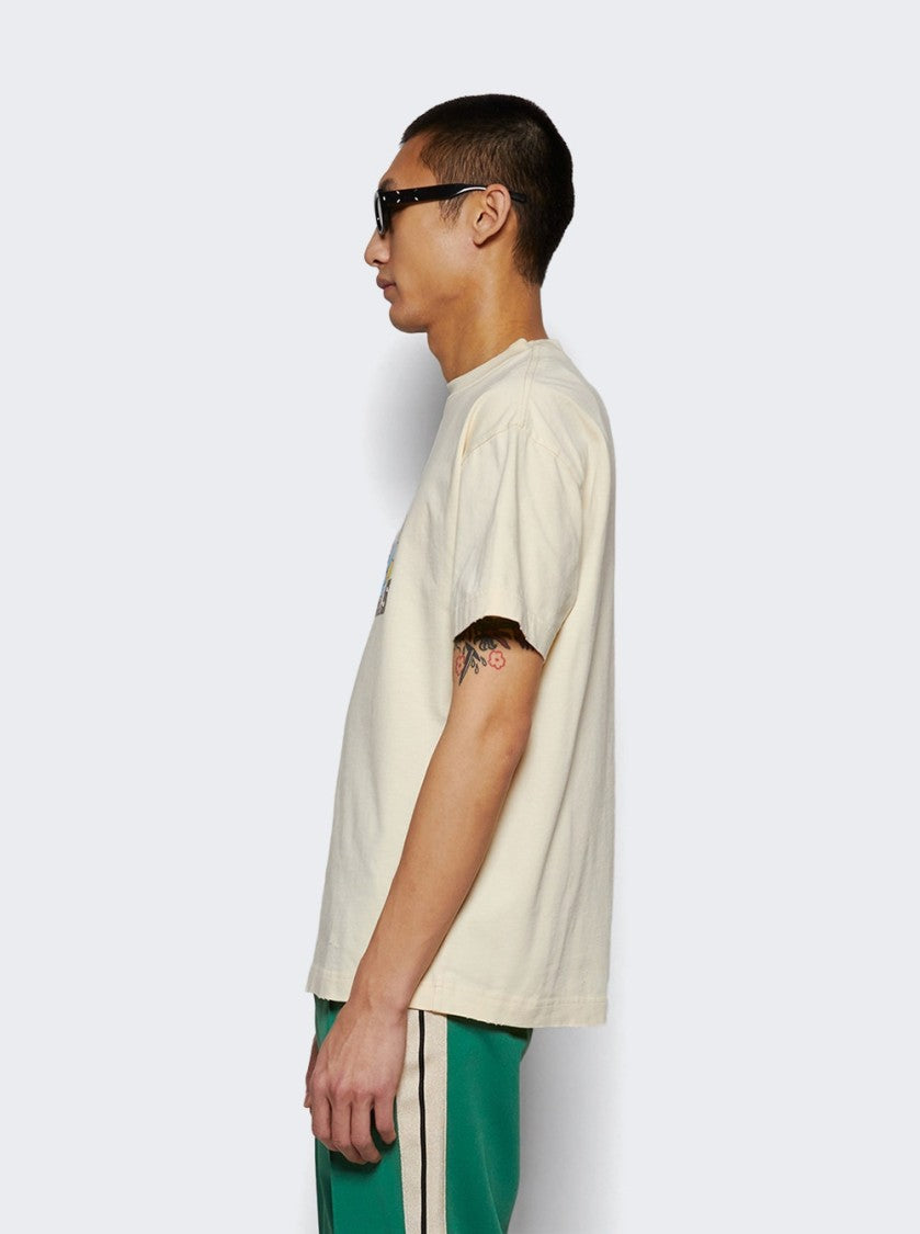 Palm Angels Crossroads Bears Tee Ivory