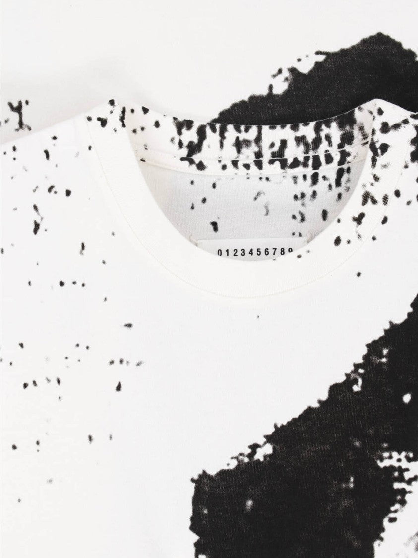 Maison Margiela White 10 Printed Cotton T-Shirt