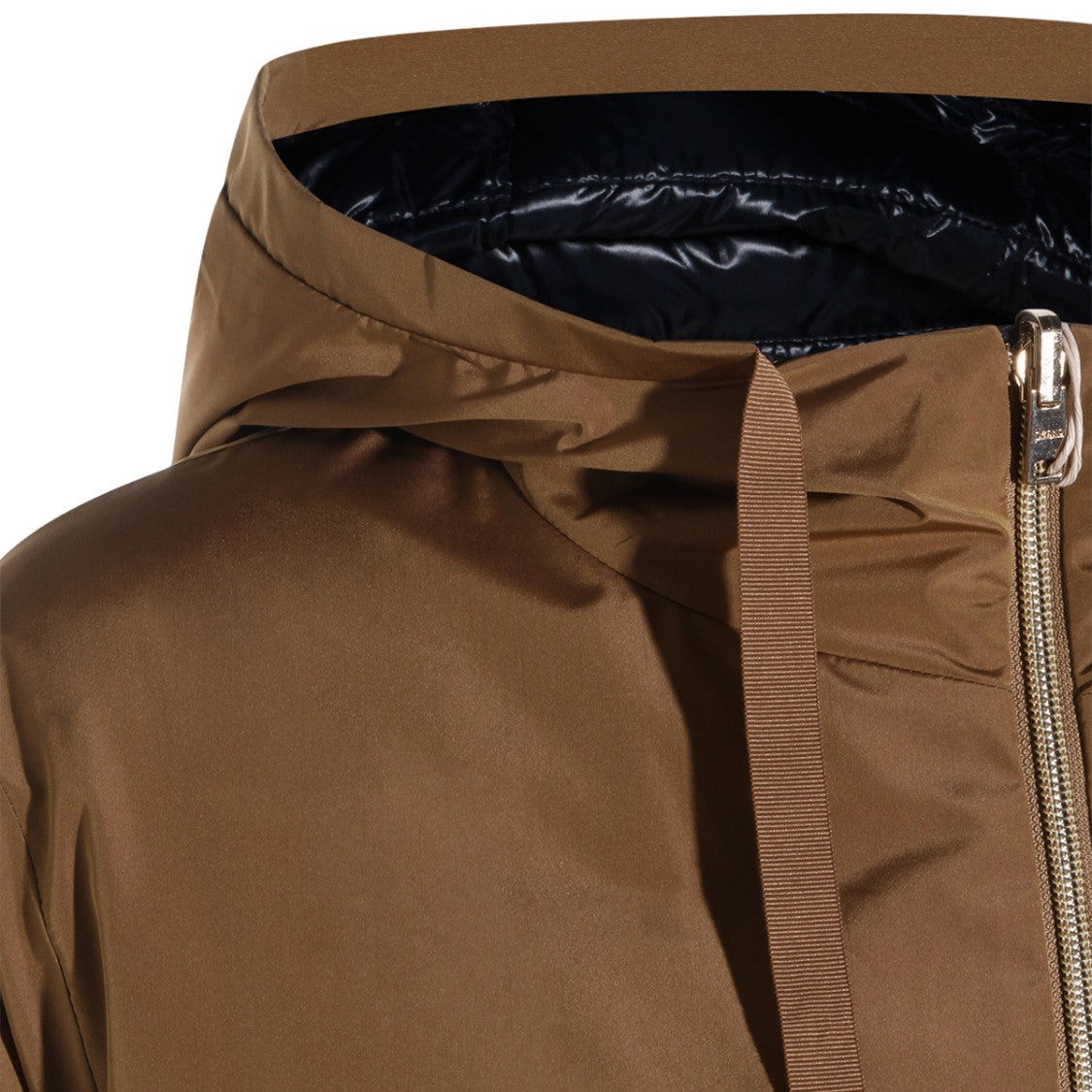 Herno Knee-Length Matte-Finish Coat With Structured Silhouette