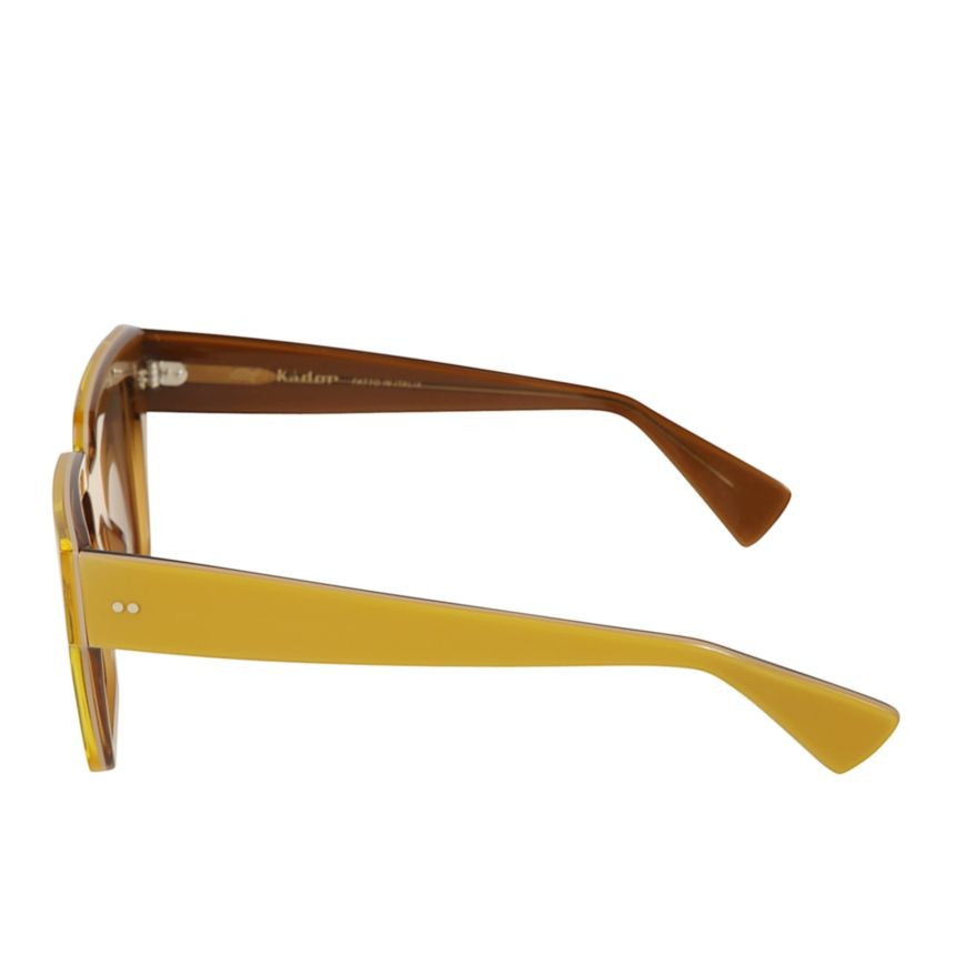 Kador Fashion Square Frame Sunglasses With Two-Tone Design