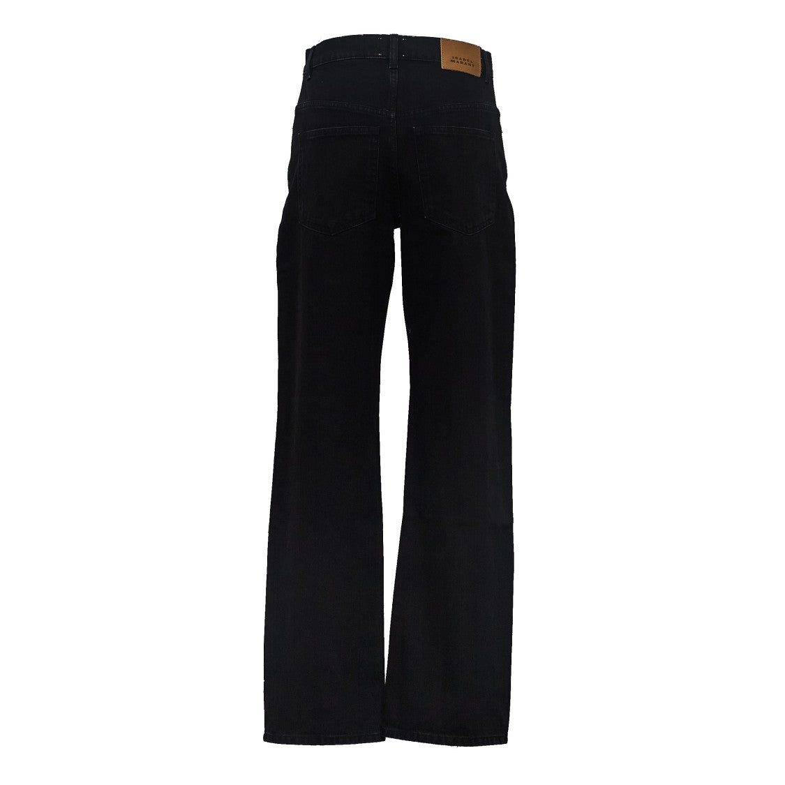 Isabel Marant Timeless Black Denim Pants With Classic Five-Pocket Design