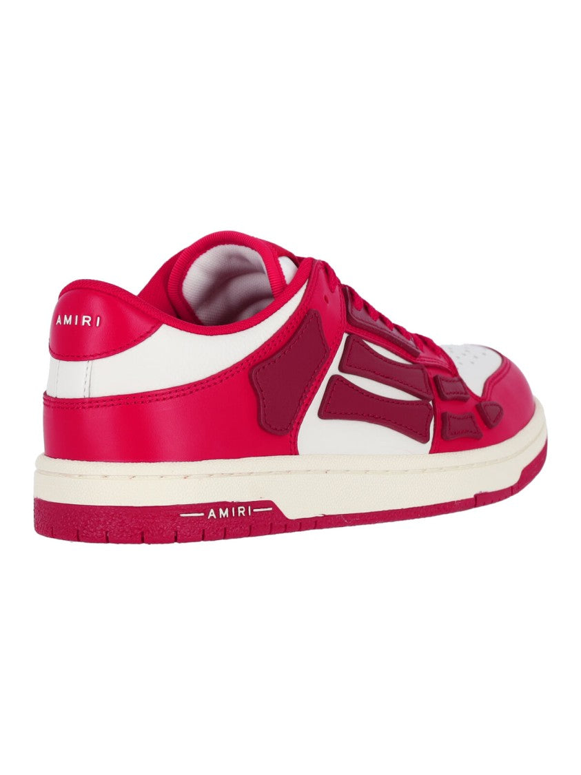 Amiri Sporty Sneakers With Vibrant Red And White Elements