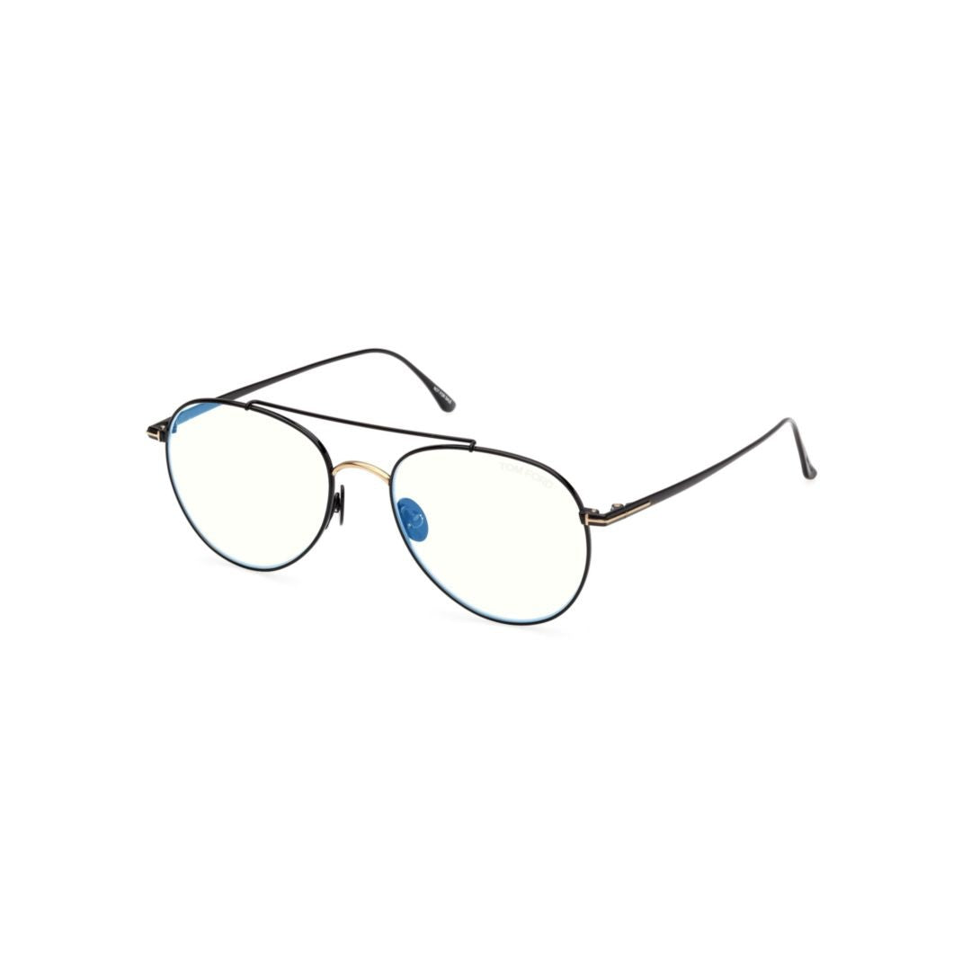 Tom Ford Ft6040-B Thin Metal Frame Eyeglasses