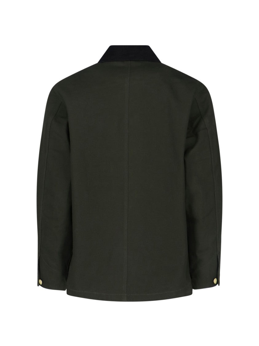Carhartt Wip "Michigan" Jacket, In Green Cotton