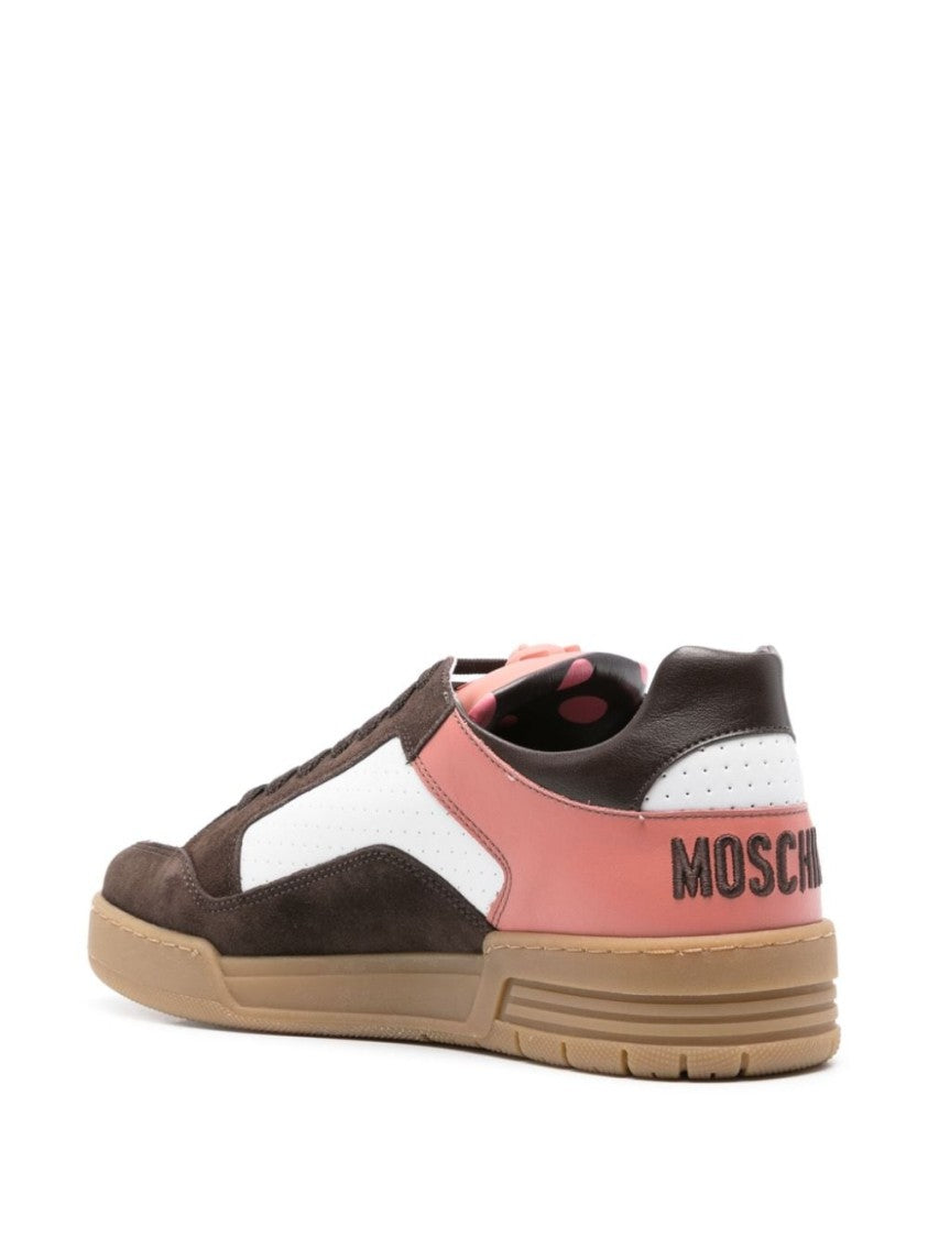 Moschino Panelled Low-Top Sneakers
