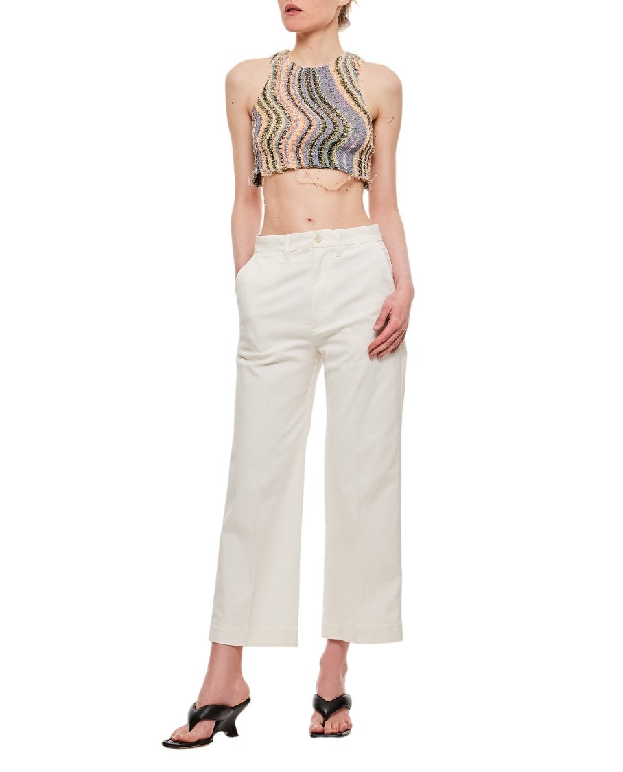 Polo Ralph Lauren High-Waisted Wide-Leg Chinos With Minimalist Design