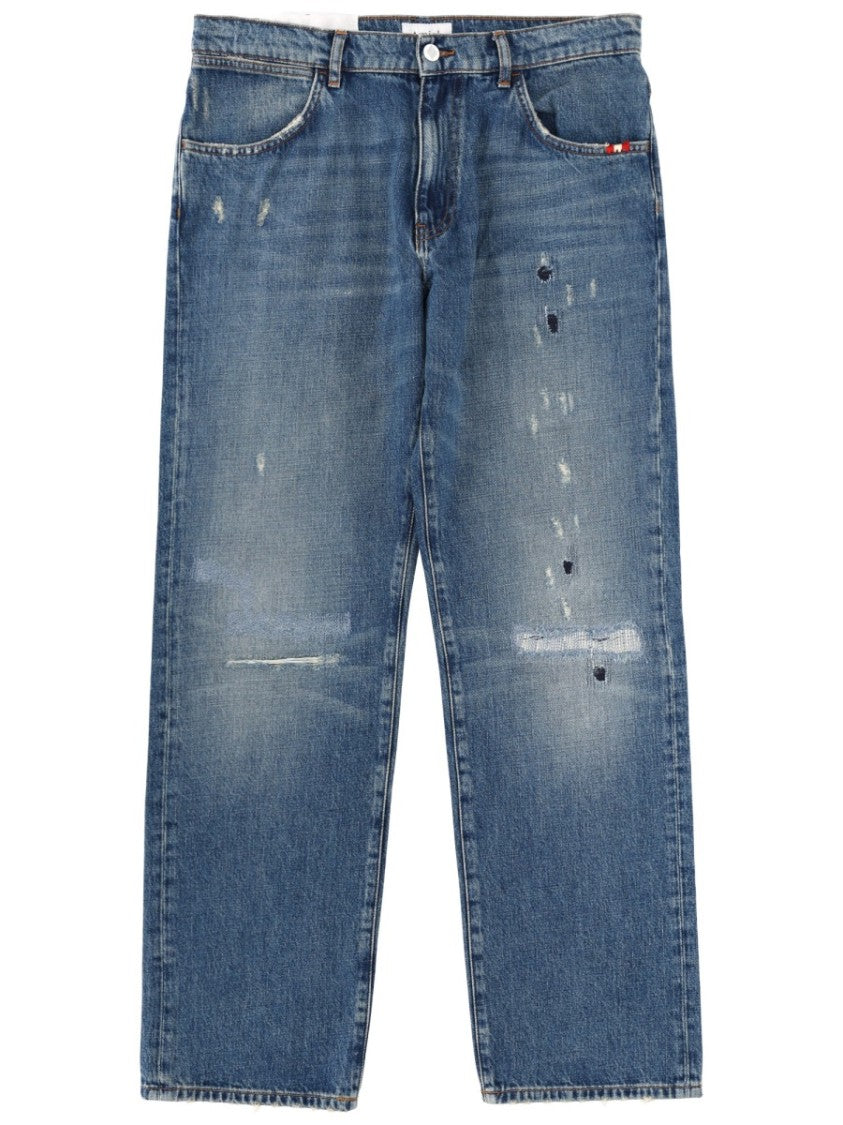 Amish Jamesnip & Tac Faded Straight Jeans