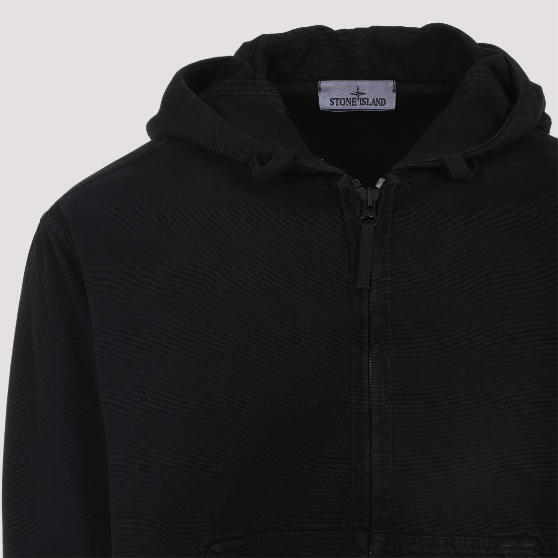 Stone Island Black Cotton Sweatshirt