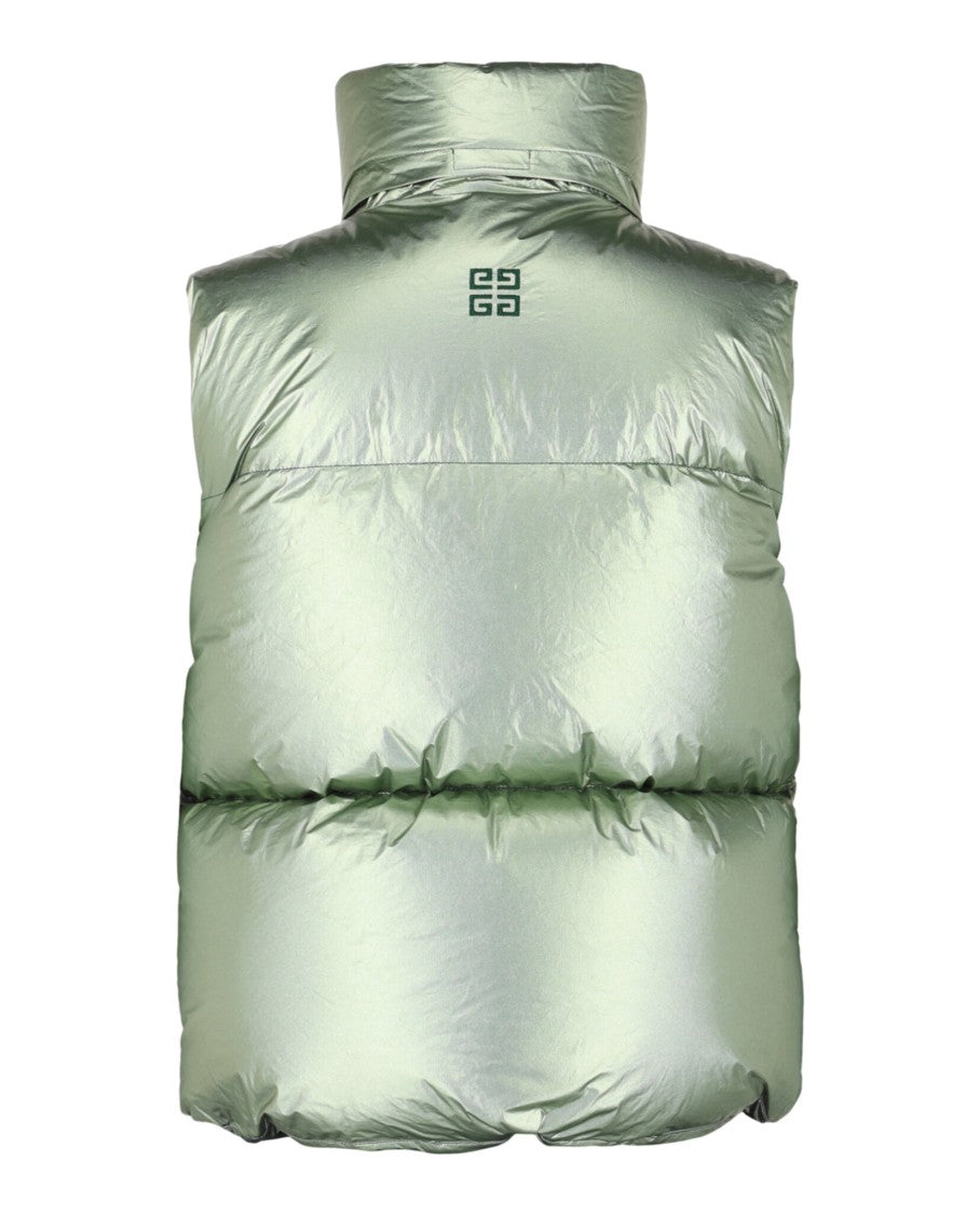 Givenchy Metallic-Finish Down Puffer Vest