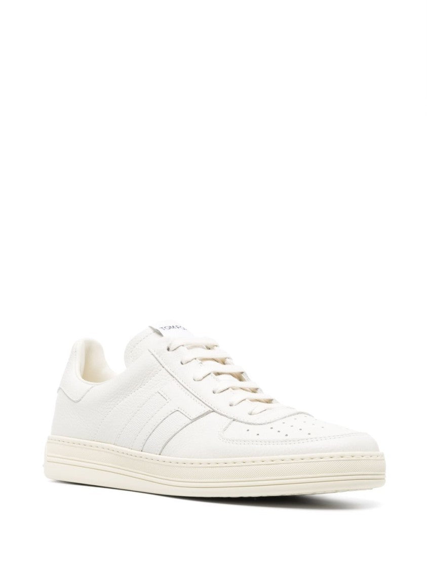 Tom Ford White Leather Sneakers