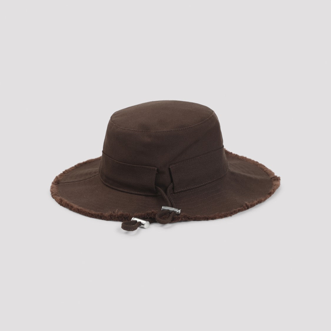 Jacquemus Wide Brim Hat With Frayed Edge